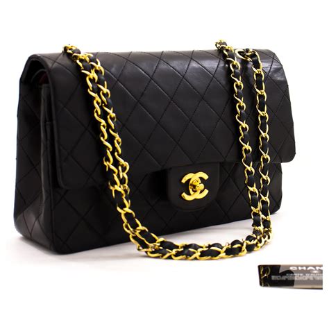 chanel bag black price|Chanel black shoulder bag.